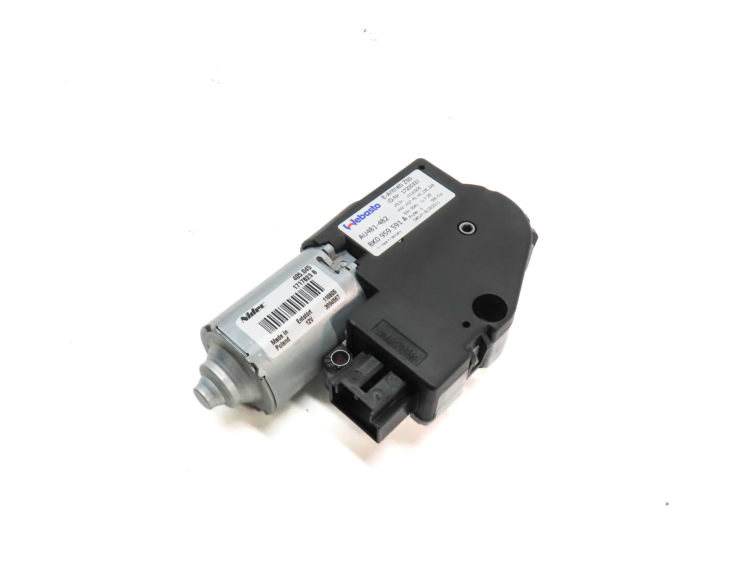 2009-2015 AUDI A4 S4 (B8 8K) SUNROOF MOTOR SUN ROOF WINDOW MOTOR — exact item pictured